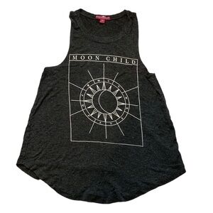 Peaceful Warrior “Moon Child” graphic tank size extra small